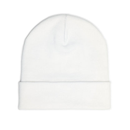 Beanie — "Move Your Feet Hockey" Embroidered Skate Logo Knit Cap