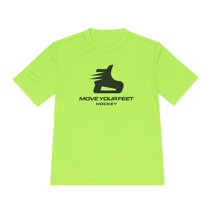 "Move Your Feet Hockey Moisture" -Wicking Tee