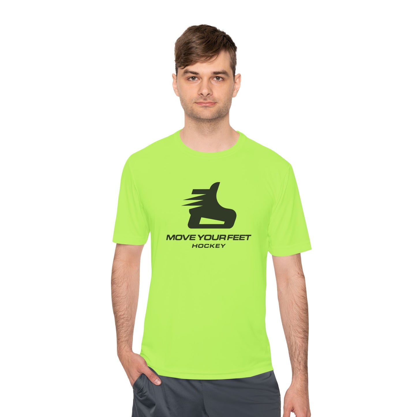 "Move Your Feet Hockey Moisture" -Wicking Tee