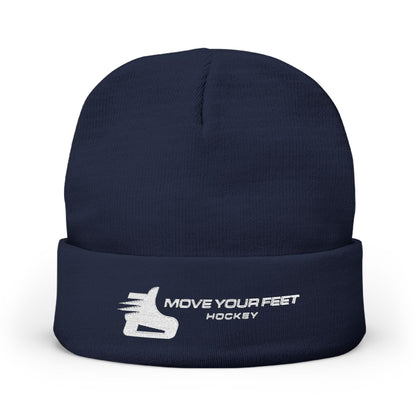 "Move Your Feet Hockey" beanie
