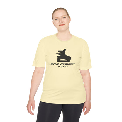 "Move Your Feet Hockey Moisture" -Wicking Tee