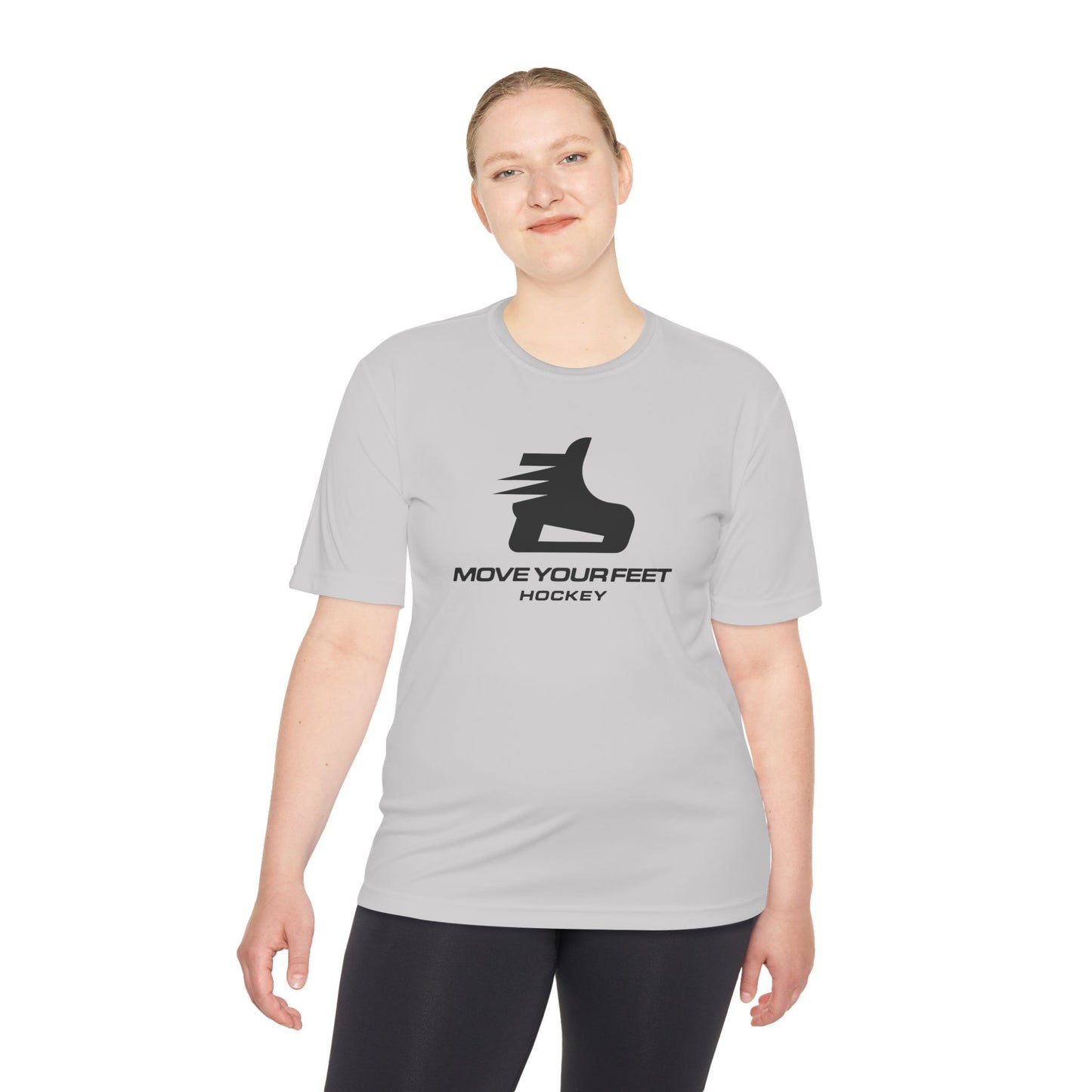 "Move Your Feet Hockey Moisture" -Wicking Tee