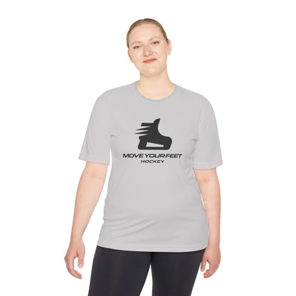 "Move Your Feet Hockey Moisture" -Wicking Tee