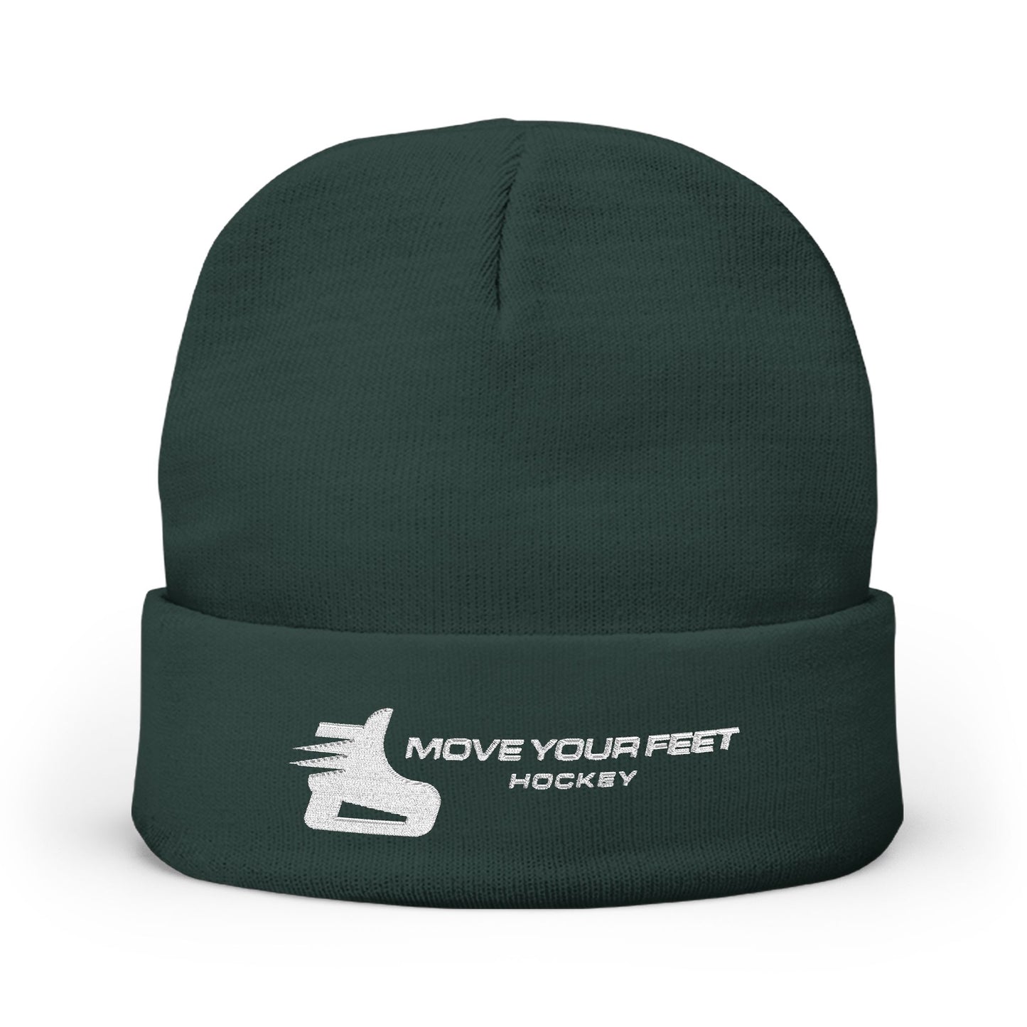 "Move Your Feet Hockey" beanie