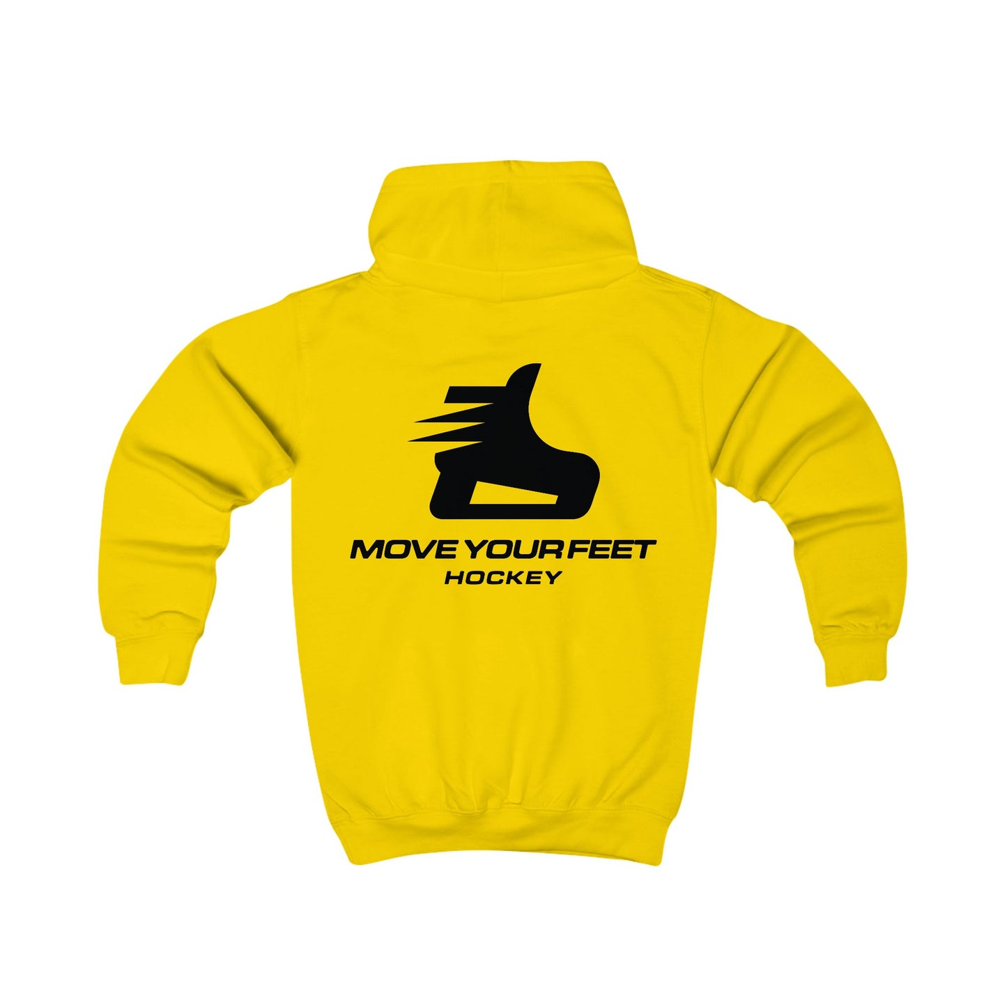 Kids Hoodie - "Move Your Feet Hockey" Youth Skate Logo Hoodie