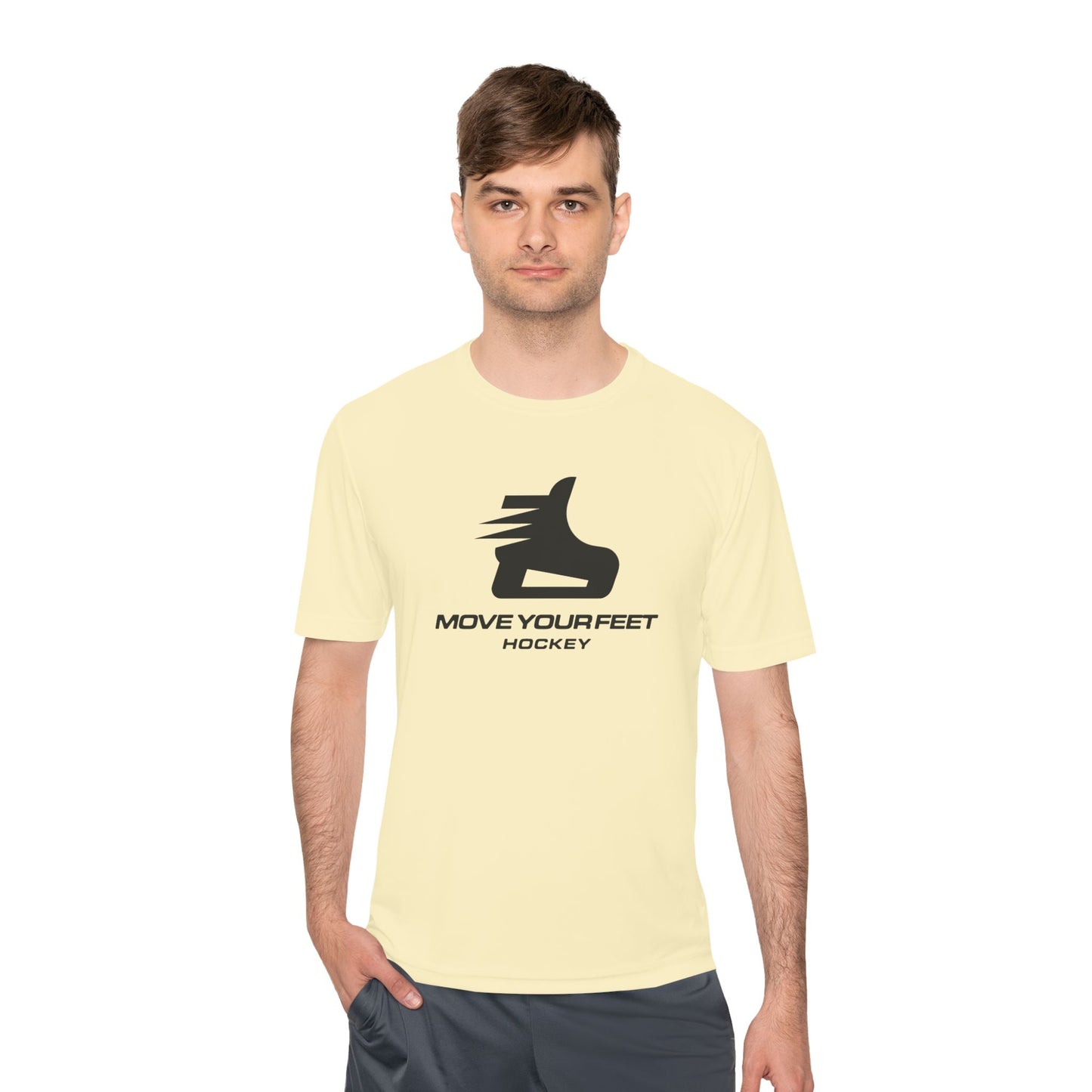 "Move Your Feet Hockey Moisture" -Wicking Tee