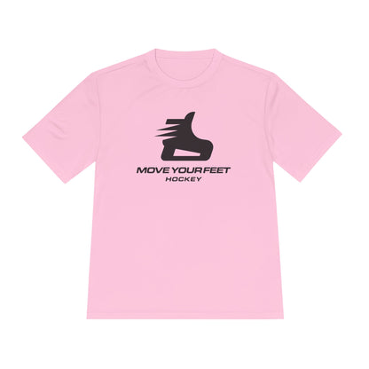 "Move Your Feet Hockey Moisture" -Wicking Tee