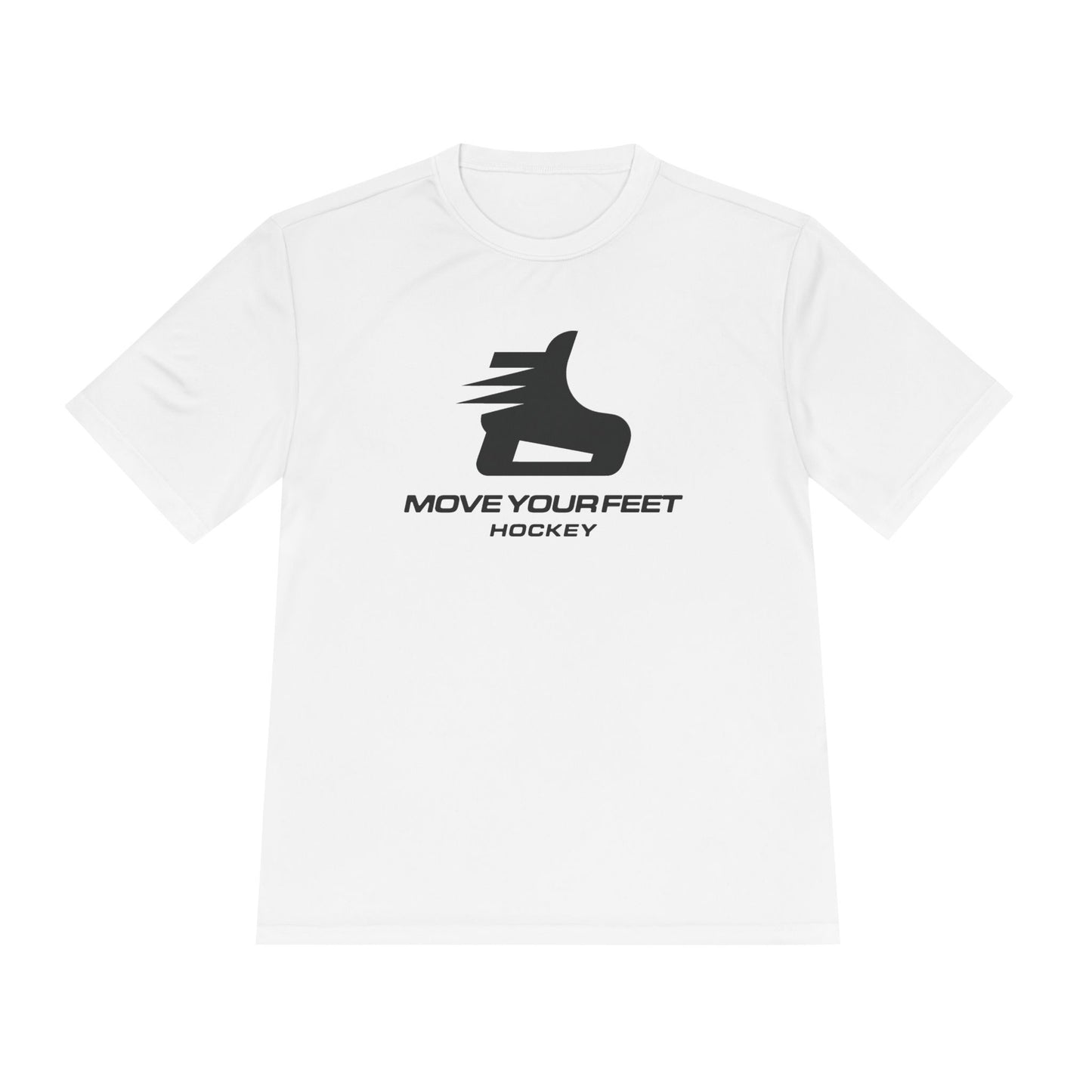 "Move Your Feet Hockey Moisture" -Wicking Tee
