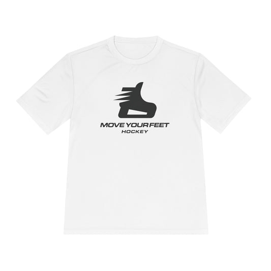 "Move Your Feet Hockey Moisture" -Wicking Tee