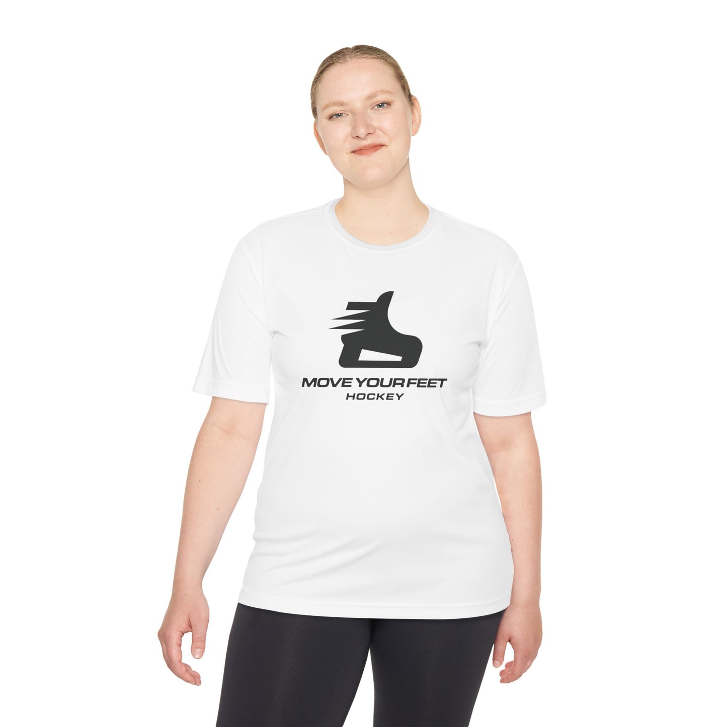 "Move Your Feet Hockey Moisture" -Wicking Tee