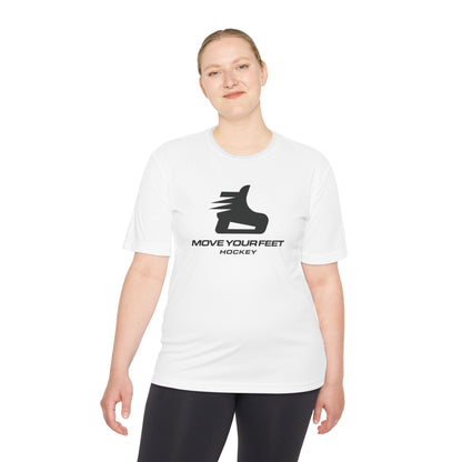 "Move Your Feet Hockey Moisture" -Wicking Tee