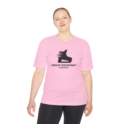 "Move Your Feet Hockey Moisture" -Wicking Tee