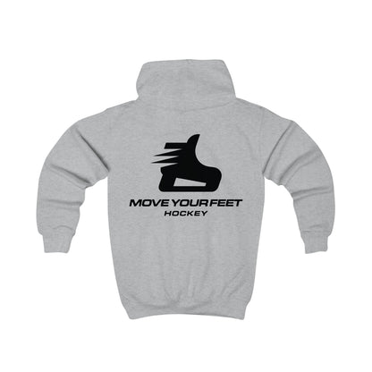 Kids Hoodie - "Move Your Feet Hockey" Youth Skate Logo Hoodie